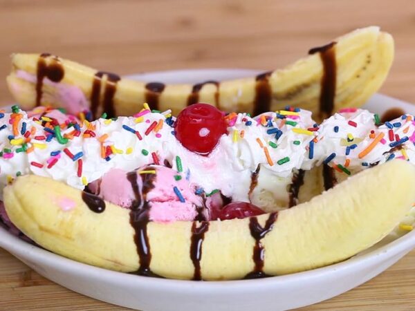 Banana Split Sundae