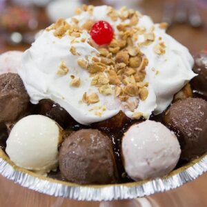 Triple layered Sundae