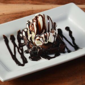 Warm Brownie Sundae