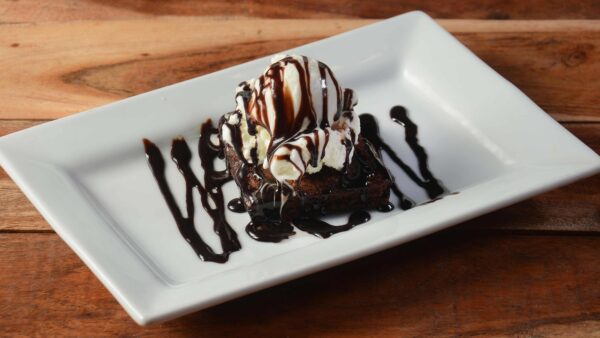 Warm Brownie Sundae